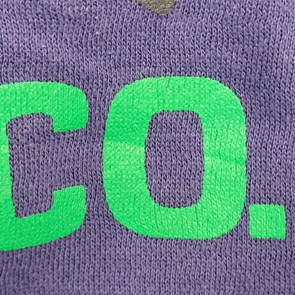 Vintage 90s UNIONBAY Ringer Sweatshirt Small 23x22 Blue - Picture 12 of 14